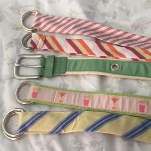 Lot of preppy belts